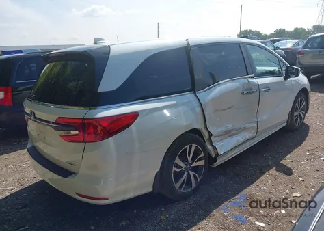 2021 Honda Odyssey Touring из США, поврежденный, VIN 5FNRL6H80MB001992